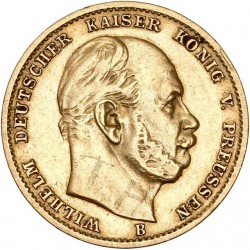 Allemagne - Prusse - 10 mark 1873 B
