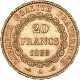 20 francs Génie 1898 A