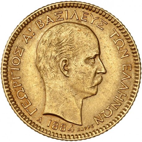 Grèce - 20 drachme 1884 A