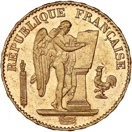 20 francs Génie 1889 A