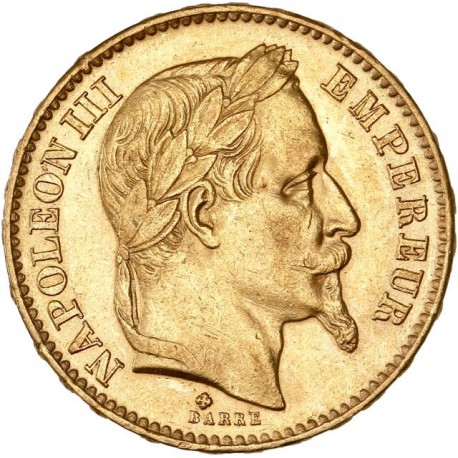 20 francs Napoléon III - 1868 BB