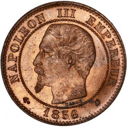 2 centimes Napoléon III 1856 K Bordeaux