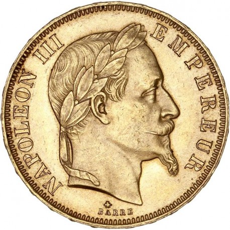 50 francs Napoléon III 1862 A