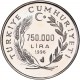 Turquie - 750 000 lires 1996