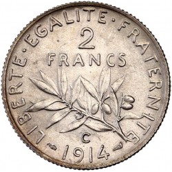 2 francs Semeuse 1914 C