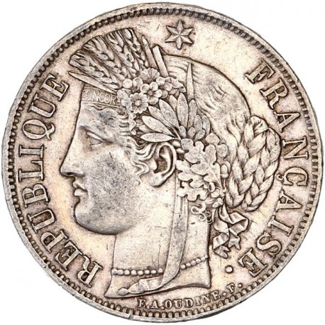 5 francs Cérès 1850 A