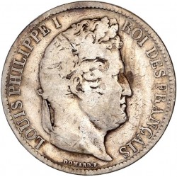 5 francs Louis Philippe Ier 1831 D (tranche en creux)