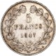 5 francs Louis Philippe Ier 1847 A