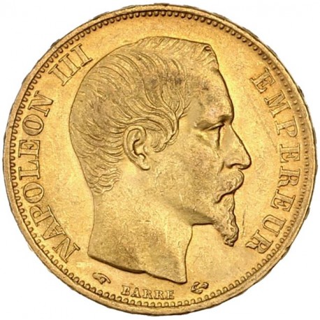 20 francs Napoléon III - 1859 A