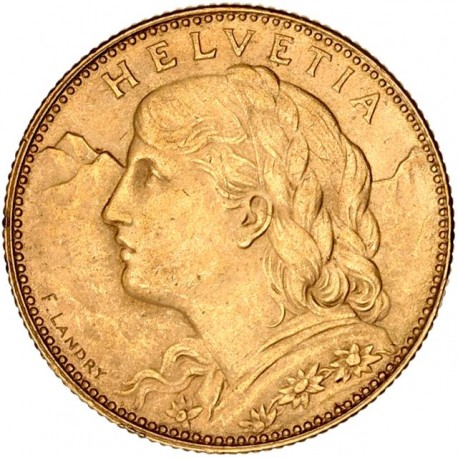 Suisse - 10 francs 1911 B