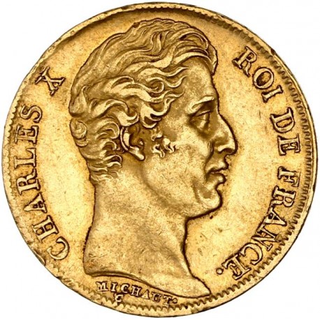 20 francs Charles X 1826 A