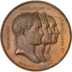 Napoléon Ier - Médaille Paix de Tilsit