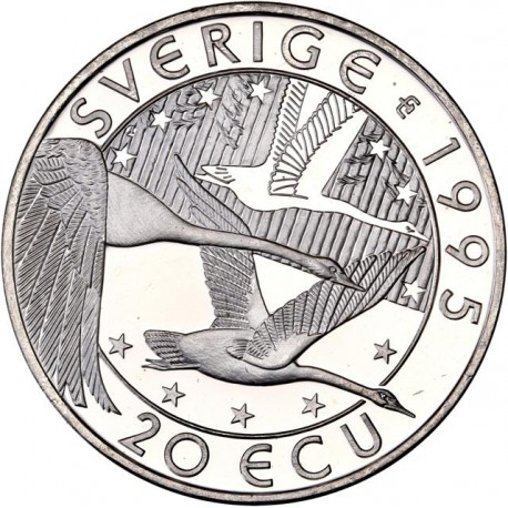 Suède - 20 écu 1995