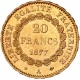 20 francs Génie 1877 A
