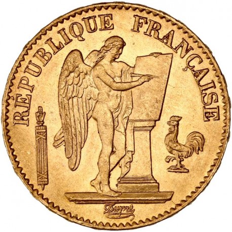 20 francs Génie 1875A