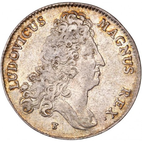 Jeton argent Louis XIV - Sécretaire du Roi 1705