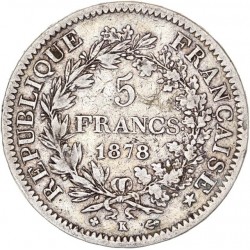 5 francs Hercule 1878 K