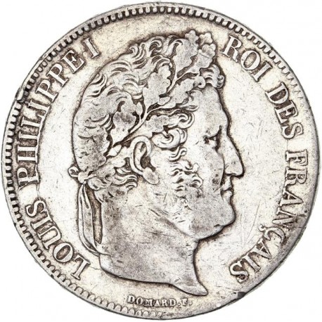 5 francs Louis Philippe Ier 1839 D Lyon