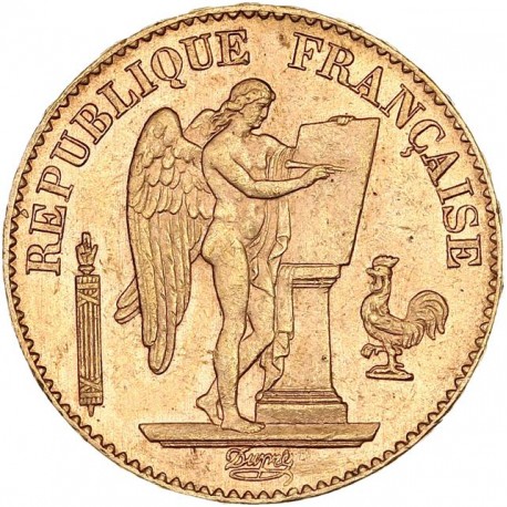 20 francs Génie 1896 Faisceau