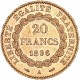 20 francs Génie 1896 Faisceau