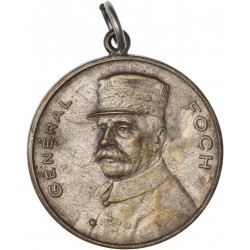 Médaille Maréchal Foch - Alliance francaise 1918