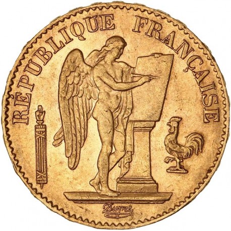 20 francs Génie 1879 A