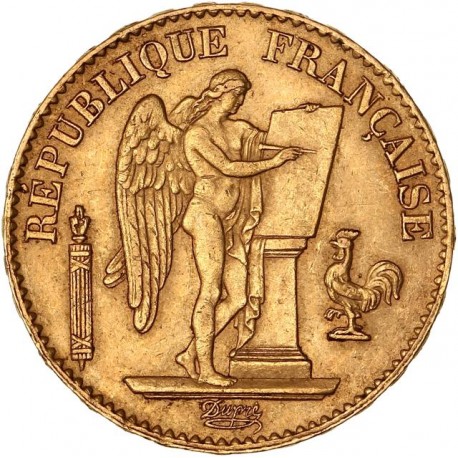20 francs Génie 1871 A