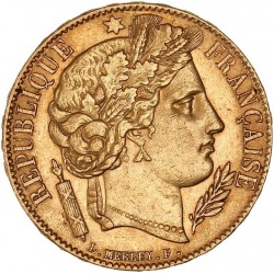 20 francs Cérès 1851 A