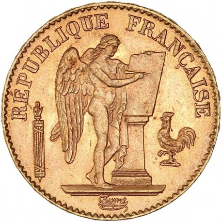 20 francs Génie 1891 A