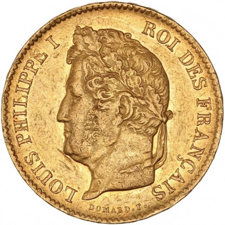 40 francs Louis Philippe Ier 1833 A