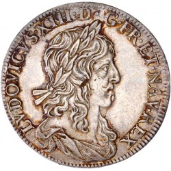 Louis XIII - Demi écu 1642 A premier poinçon de Warin