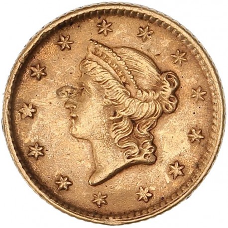 Etats Unis - 1 dollar "Liberty" - 1853