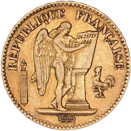 20 francs Génie  - 1848 A