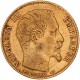 5 Francs Napoléon III 1854 A - Petit Module tranche cannelée