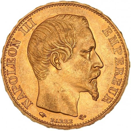20 francs Napoléon III - 1855 A
