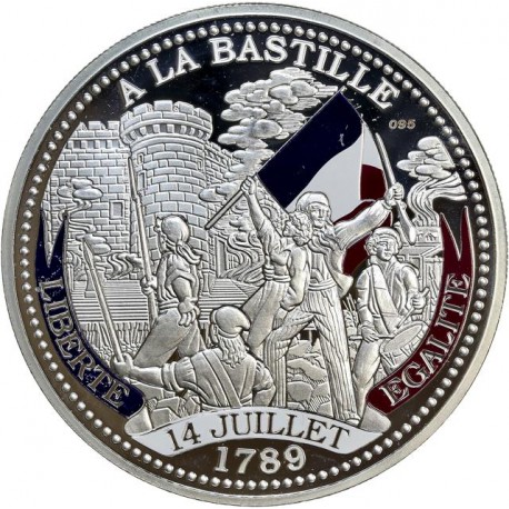 Médaille de 5 onces "A la bastille"