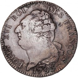 Louis XVI - écu de 6 livres (60 sols) 1793 A