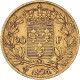20 francs Louis XVIII - 1824 W