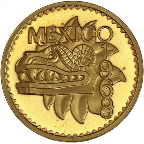 Mexique - Médaille or Jeux Olympique 1968