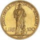 Vatican - 100 lires  Pie XI - 1936 (an XV)