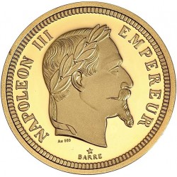 Médaille SFM 100 francs Napoléon III 1861