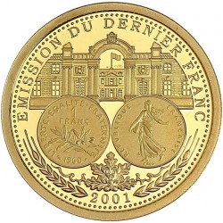 Médaille SFM "Émission du dernier franc"