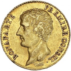 20 francs Bonaparte Premier Consul an 12 A