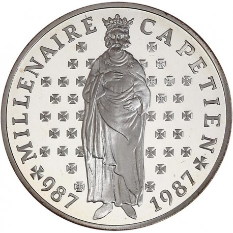 10 francs belle épreuve "Millénaire capétien" 1987