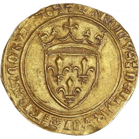 Charles VI Ecu d'or - Saint Pourçain