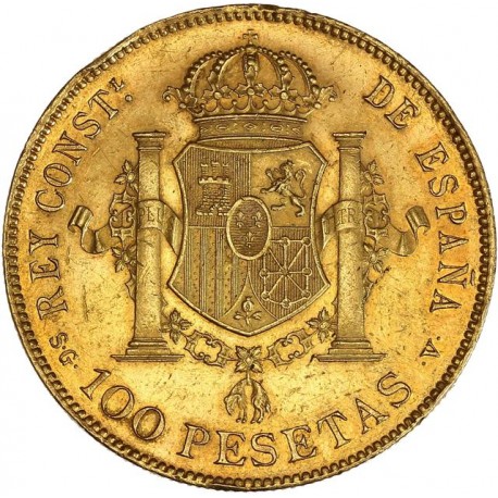 Espagne - 100 pesetas Alfonso XIII 1897 SG-V