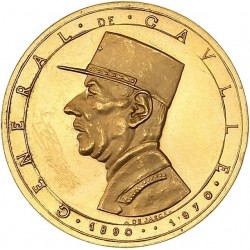 Médaille or "Mémorial du Général de Gaulle" 1972