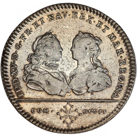 Jeton du Languedoc - Mariage de Louis XV - 1726