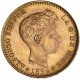 Espagne - 20 pesetas Alfonso XIII 1896 (refrappe 1962)