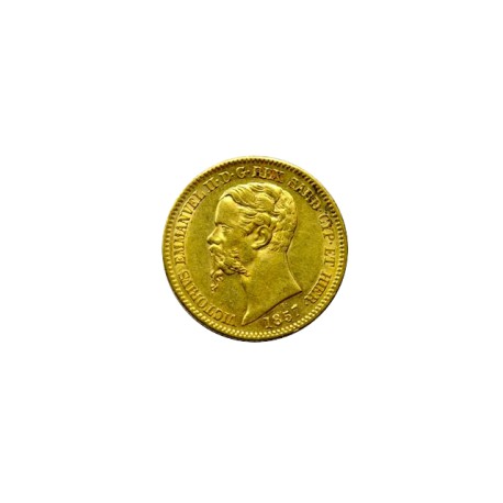 Italie - 20 lire Victor Emmanuel II 1857 B